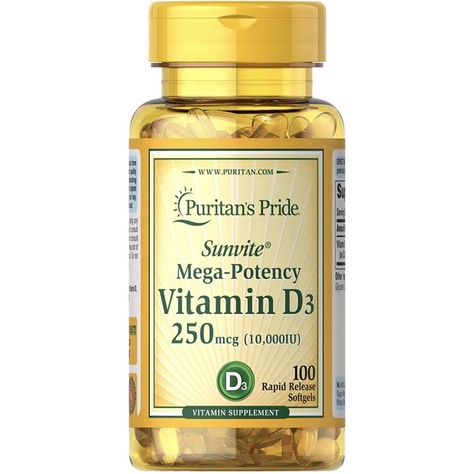 vitamin D3 Puritan’s pride