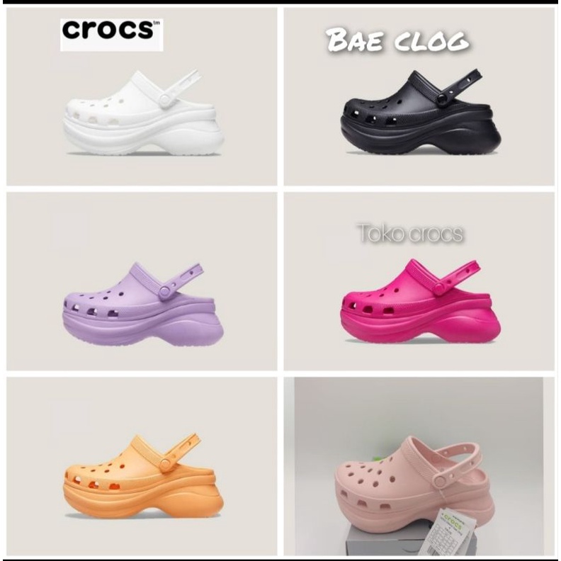 Crocs Classic bae clog / Sandal  Wanita Crocs  Classic Bae