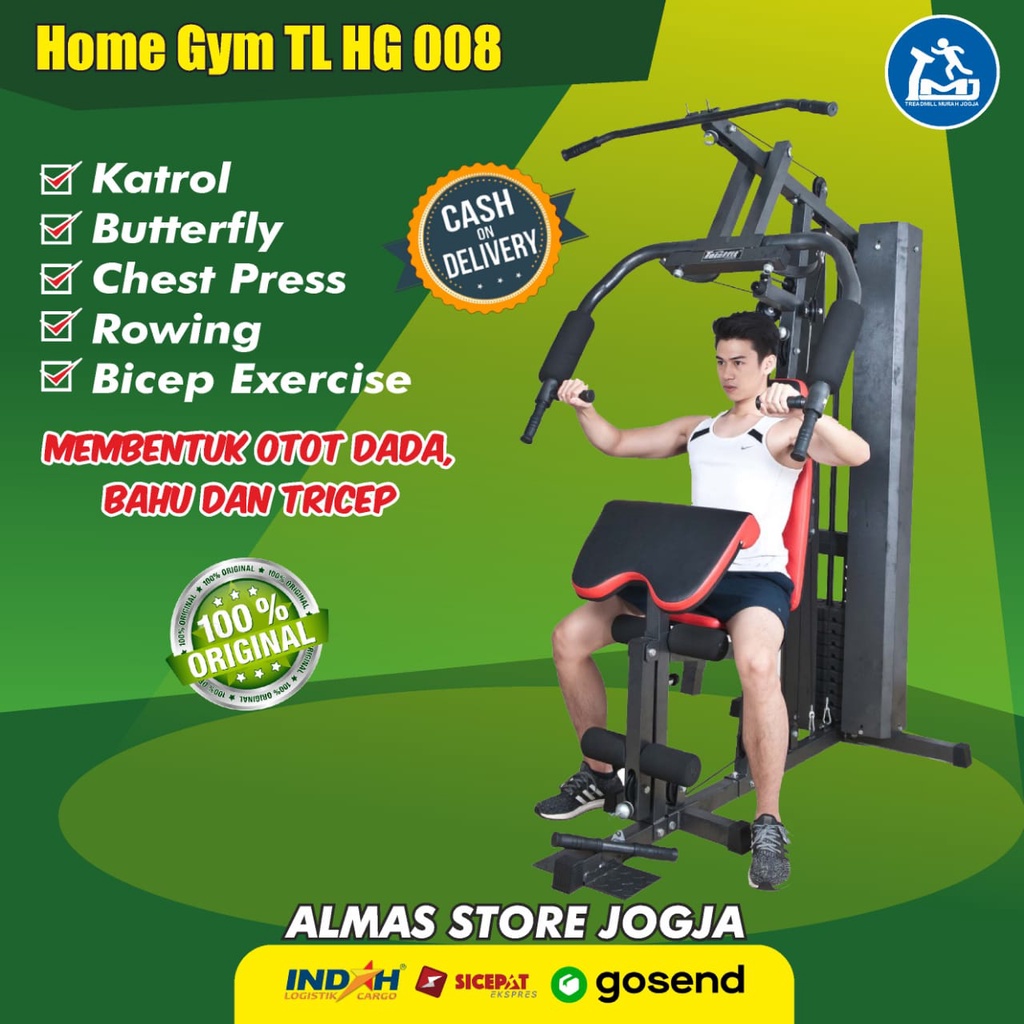 Alat Olahraga Fitnes Alat Fitnes Home Gym 1 Sisi Gym Fitness Pembentuk Otot Dada Paha Fitnes Rumahan