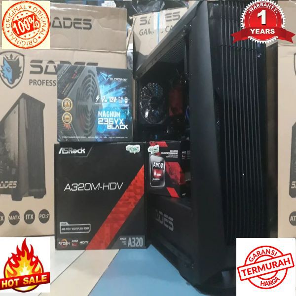 Terlaris Pc Rakitan AMD Murah A8 9600 DDR4 HDD 1Tb resmi