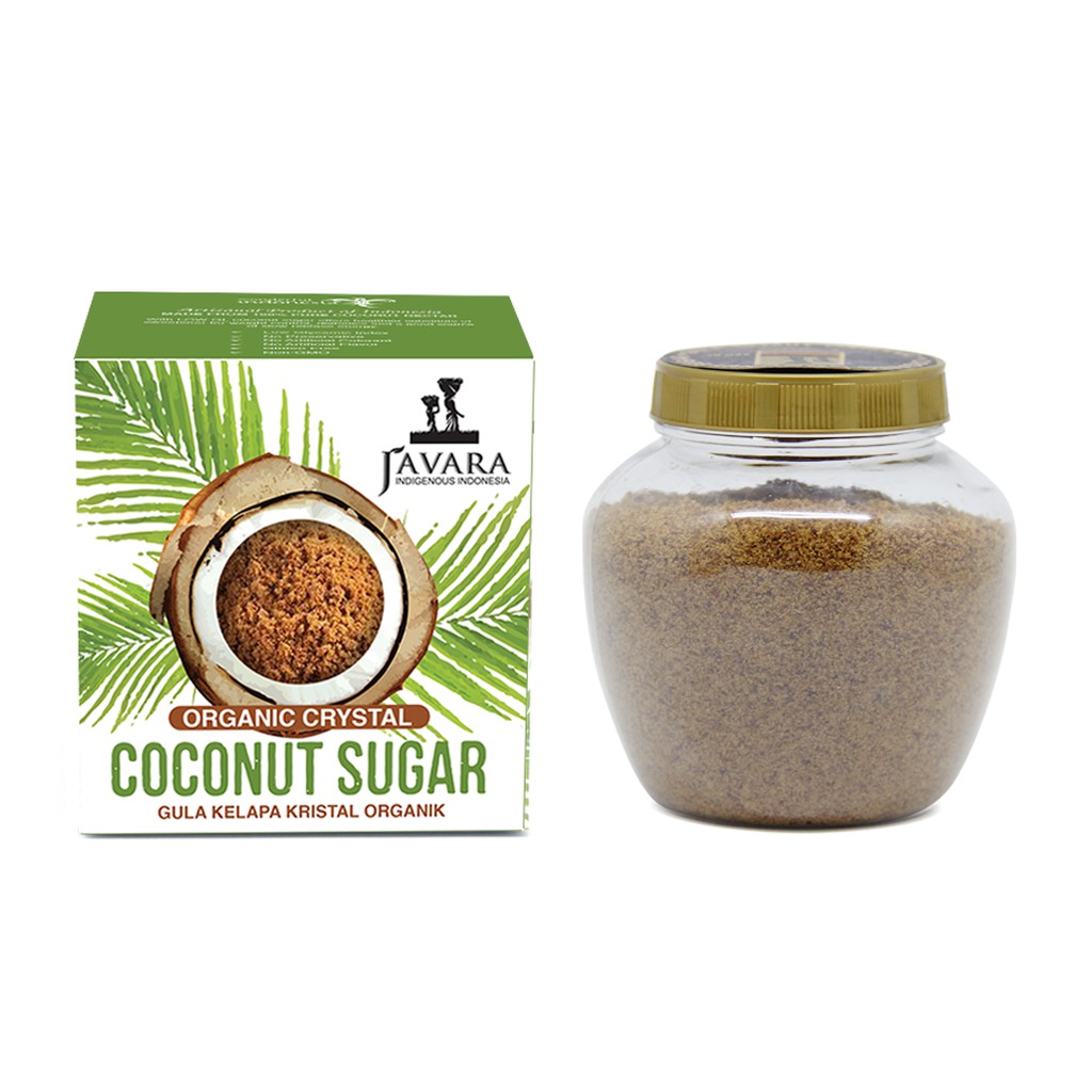 Javara, Organic Crystal Coconut Sugar - Natural (250 gr)