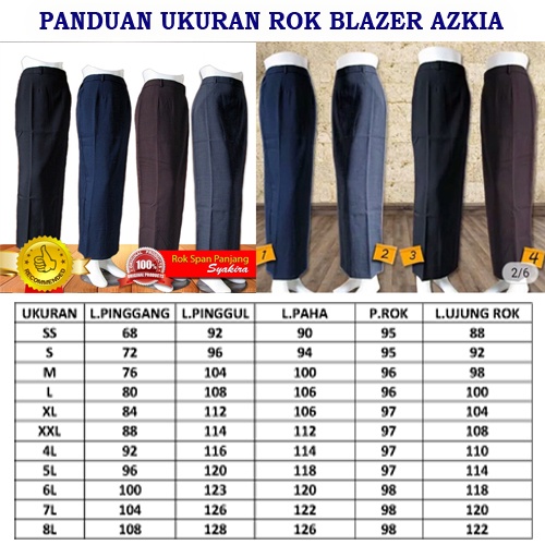 Blazer JUMBO Pemda Tua code 244 setelan Rok Dan Celana ukuran 6L-7L-8L-seragam Guru dan PNS-Pakaian Pemda terbaru-blazer jumbo