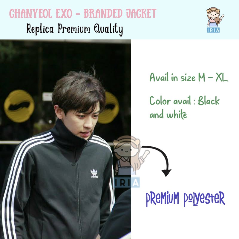 Jaket Adidas Chanyeol EXO - Training Jacket