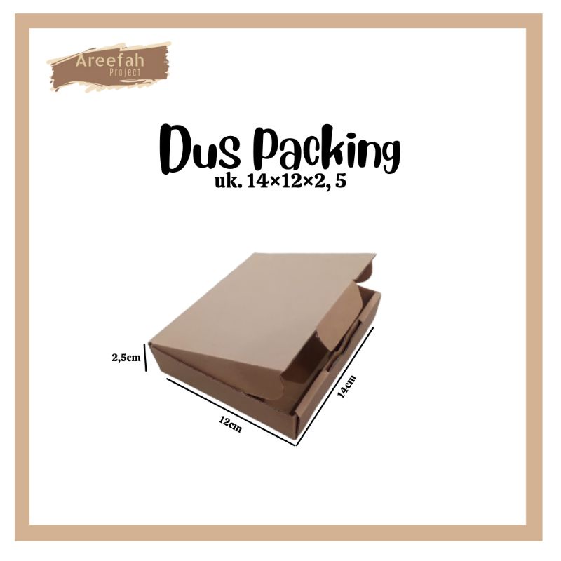

KARDUS KARTON / KARDUS BOX / KARDUS PACKING UKURAN 14x12x2,5 cm