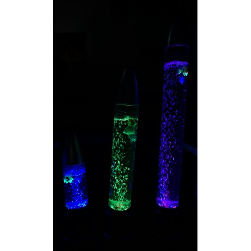 Lampu Aquarium Kaca dengan 7 Warna Lampu / Lampu Hias Ruangan