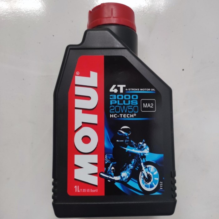 OLI MOTUL 3000 PLUS 20W50 1 L HC TECH Untuk motor bebek/sport