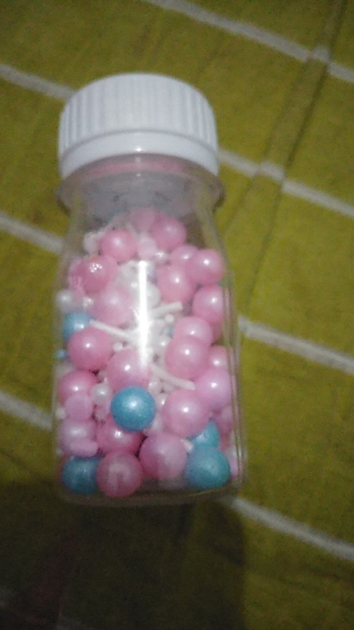 Bk-0023 Sprinkles Sprinkle Sprinkel Mix Warna Pastel 30gram