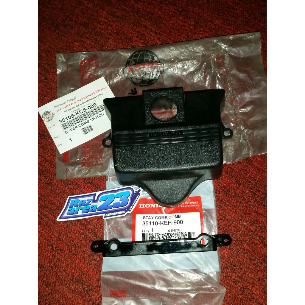 cover tutup kunci kontak plus dudukan honda gl pro max ORI NOS Limited