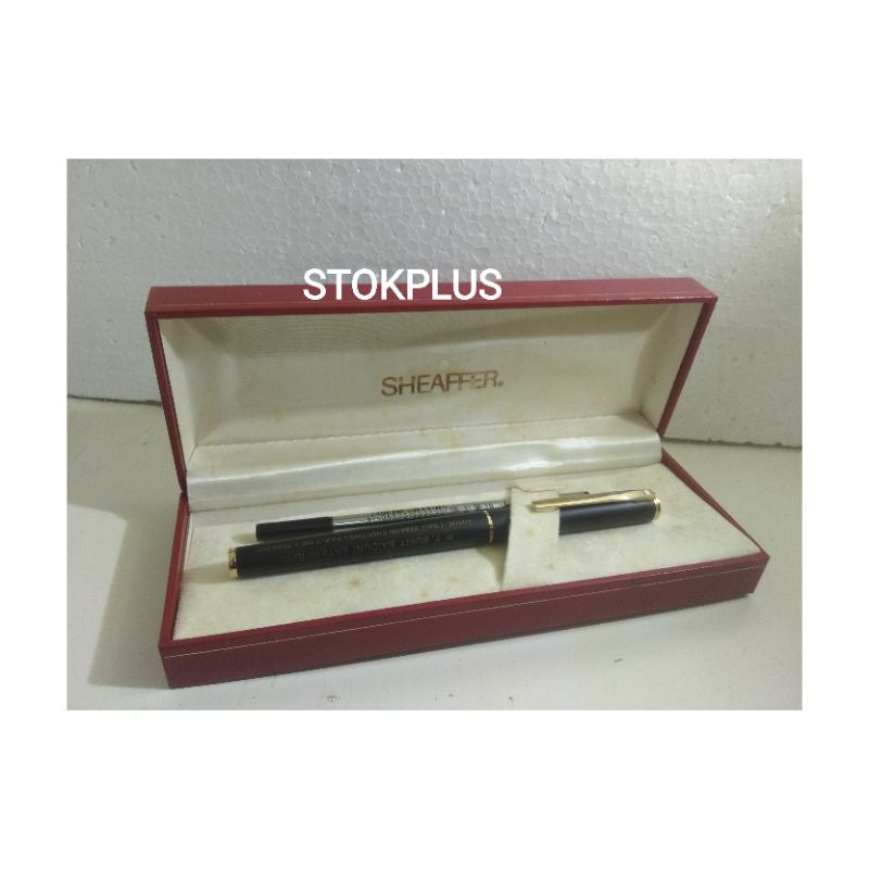 

BALLPOINT PULPEN SHEAFFER FASHION 2 BURGUNDY BLACK (1980s)