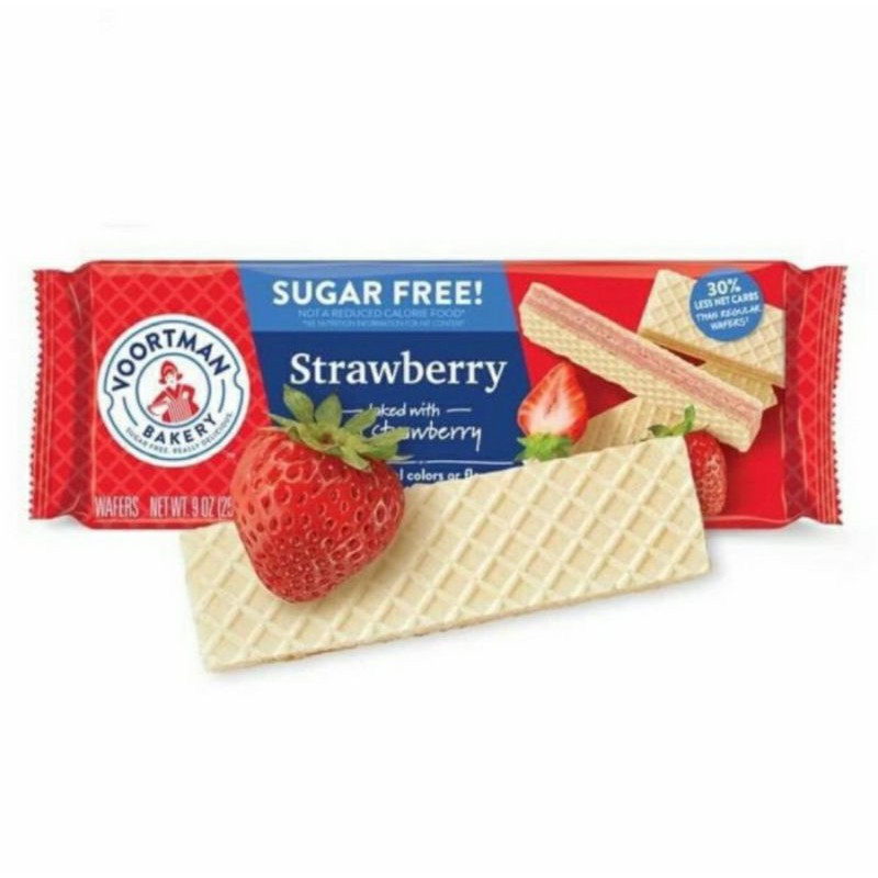 

Voortman Sugar Free Water Strawberry 255g