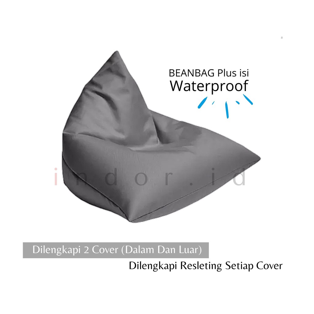 BEAN BAG PLUS ISI MURAH WATERPROOF SIZE MEDIUM