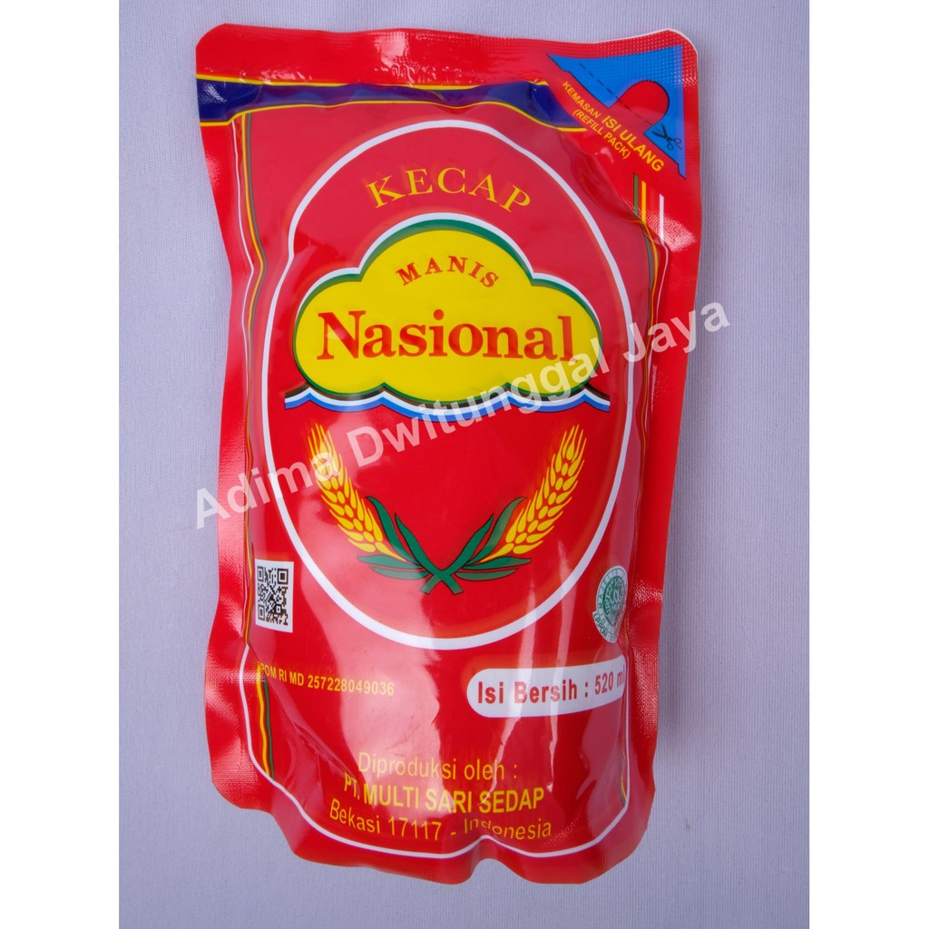 Kecap Manis Nasional Pouch 520 ml