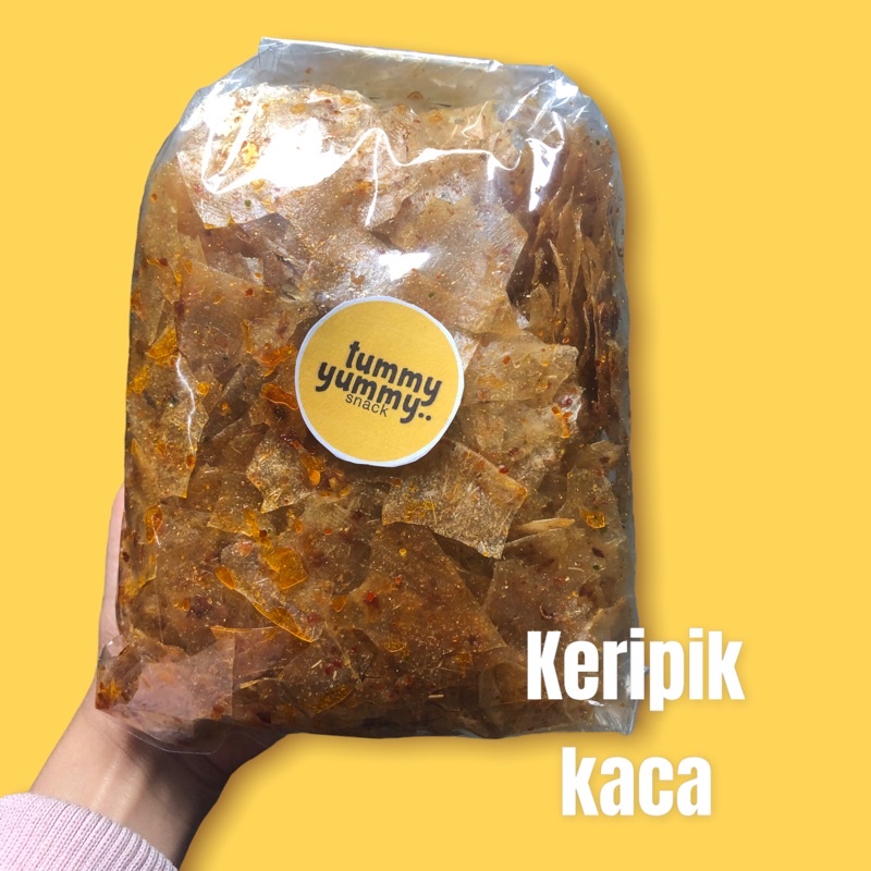 

KERIPIK KACA 250 GR- KERIPIK BELING PEDAS CABE MERAH DAUN JERUK