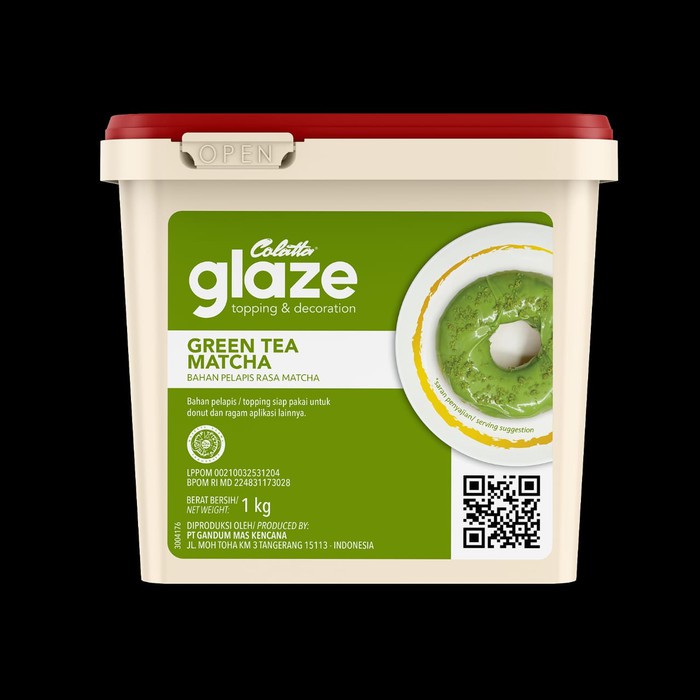 COLATTA Glaze Green Tea Matcha Dip Topping Selai 1 kg