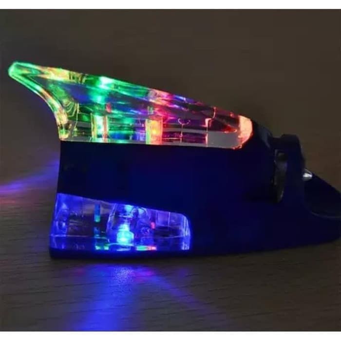 ANTENA SIRIP HIU LAMPU TENAGA ANGIN - SHARK FIN RGB Grosir