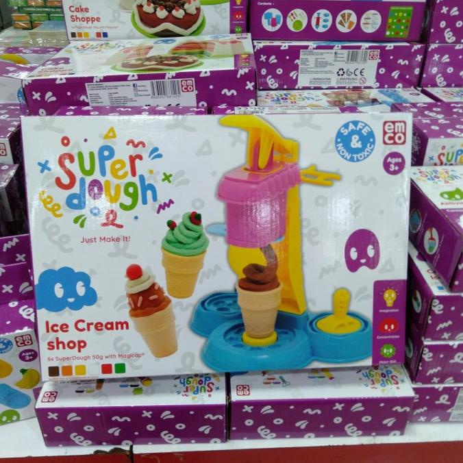 Promo Emco Super Dough Ice Cream Shop 6110 Mainan Anak