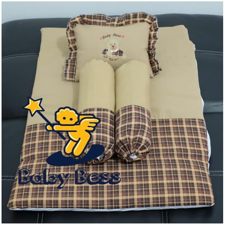 BESS KASUR BAYI LIPAT TUA - SET KASUR BAYI DENGAN BANTAL GULING BESS