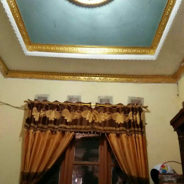 Tirai Rumbai Tirai Backdrop Curtain Slinger Foil Banner Fringe Metalik