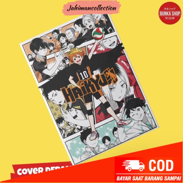 

✨ BISA COD ✨ Note Book Anime Haikyuu Full Character Hardcover A5