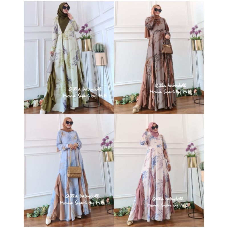 QILLA DRESS ORIGINAL MONA SYARI’BY ME