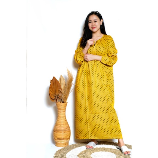 Daster habel busui lengan panjang gamis merk Verell-45