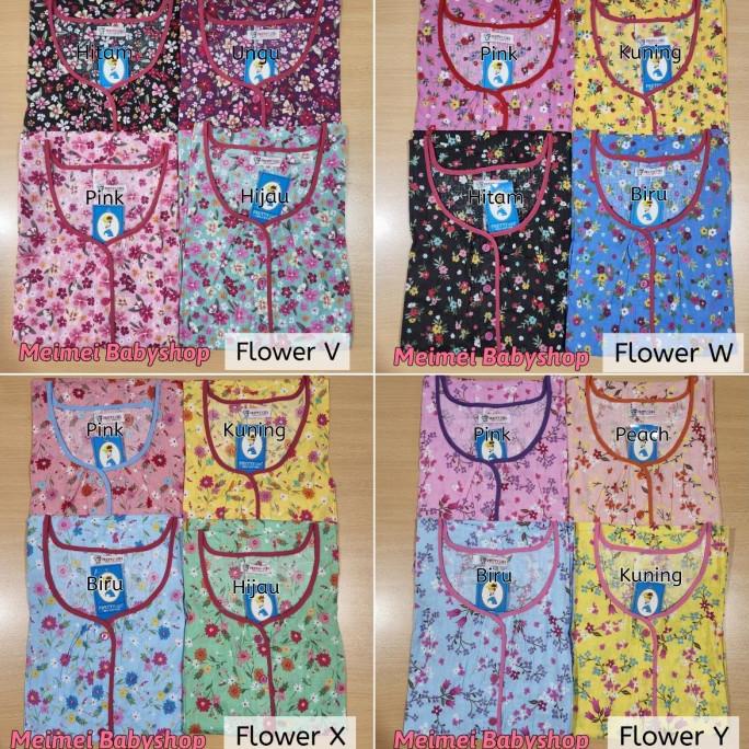 Daster Katun Pretty Girl / Daster Busui Bumil / Baju Tidur Wanita