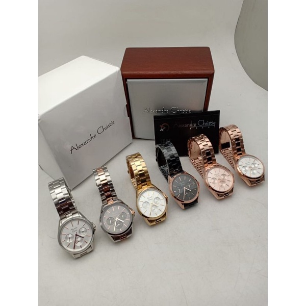 Jam Tangan wanita Original Alexandre Christie AC 2890 BF