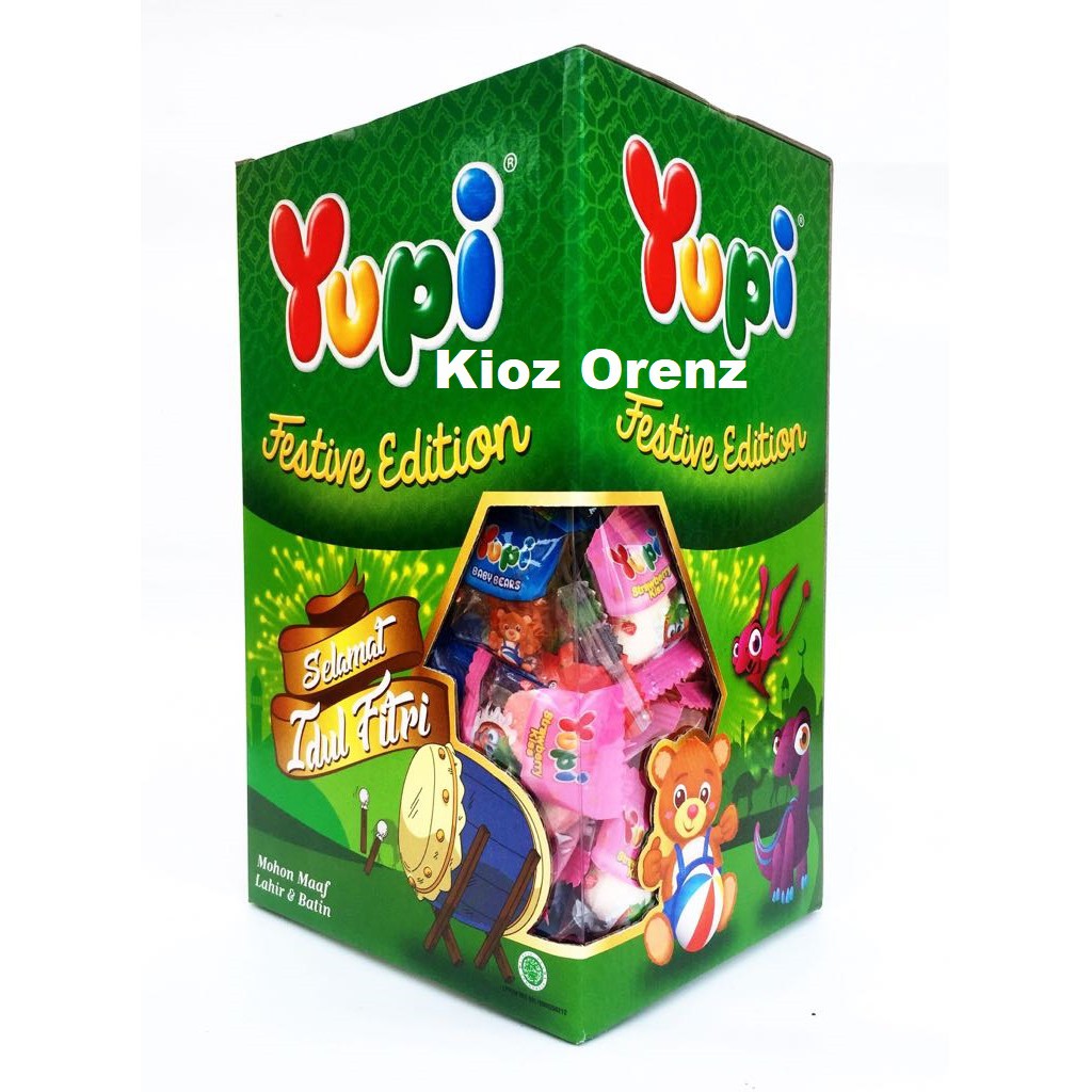 Yupi Festive Kotak Hijau Paket Idul Fitri Parcel Murah Permen Yupi Permen Jelly Yupi Murah Shopee Indonesia