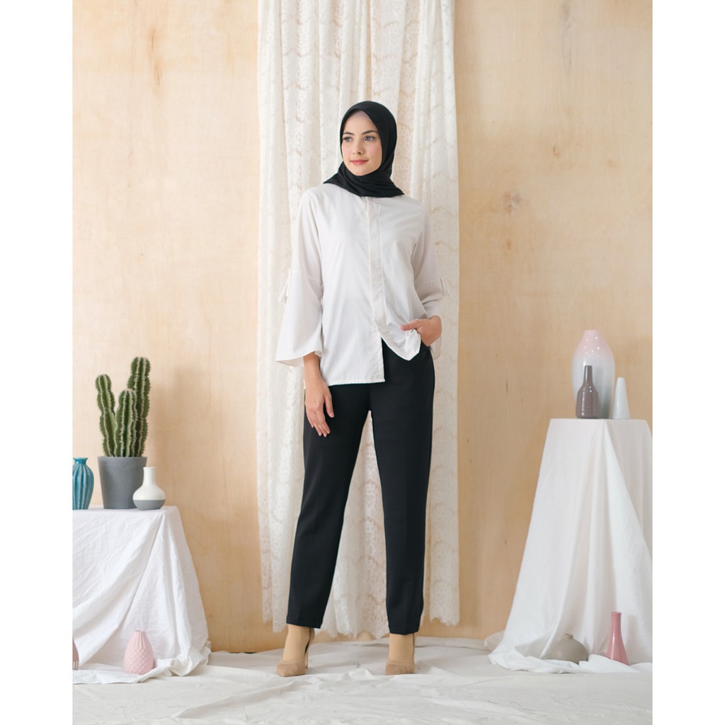 SCUIBI Pants - Celana Pensil dengan Bahan Scuba by Hijab Mamah icis