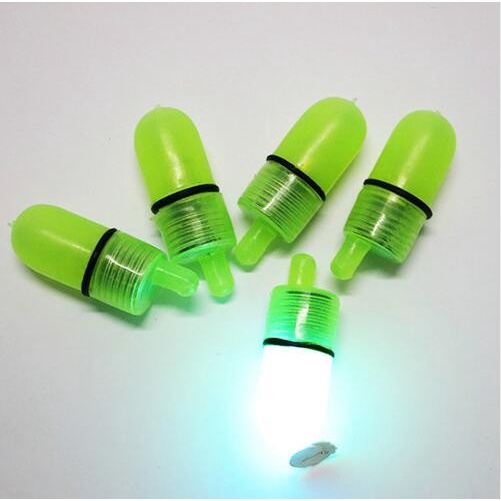 Gmarty Lampu LED Bell Pendeteksi Ikan untuk Kail Pancing 10 PCS - Q0142 - Green