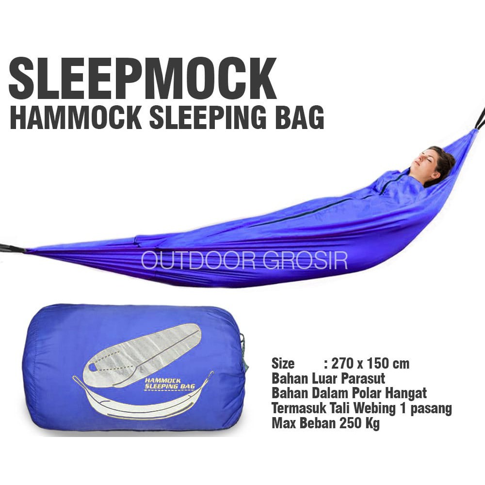 sleeping bag hammock (sleemock) 2 in 1 | Shopee Indonesia