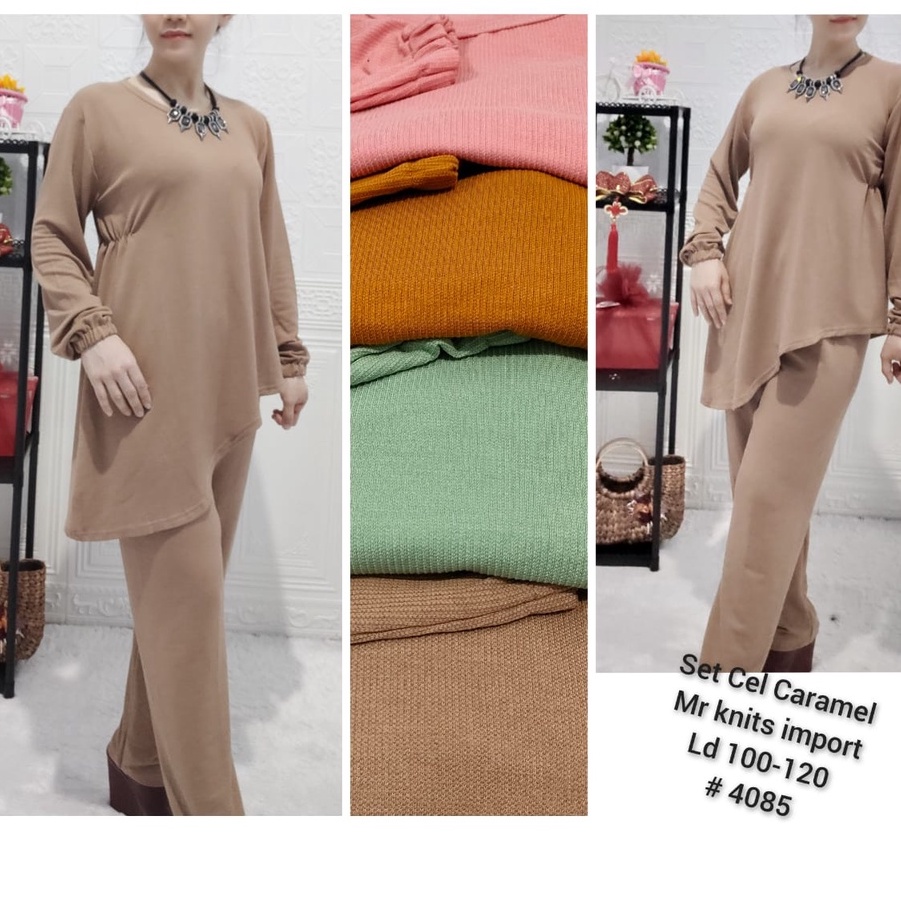 Setcel knit import caramel 4085