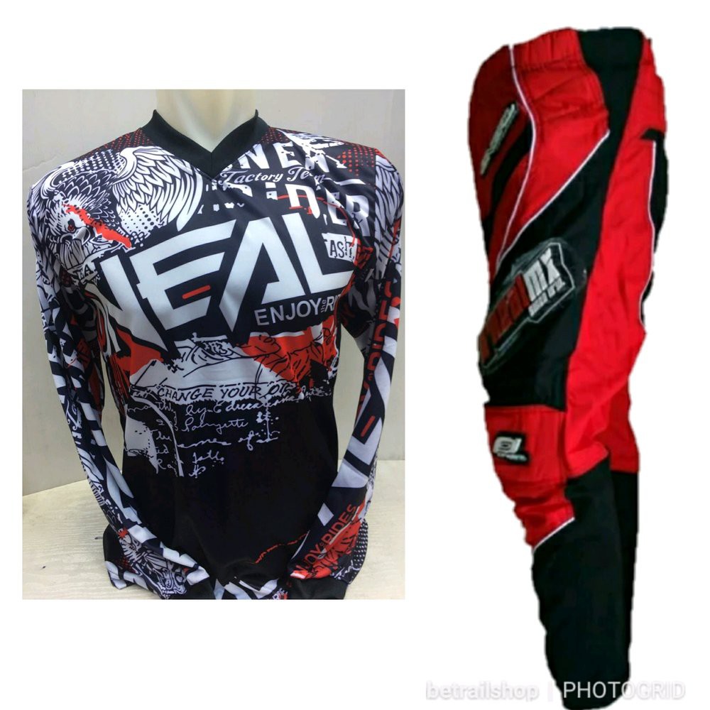 Baju Jersey Celana Trail Cross Motocross Trabas Adventure Oneal2