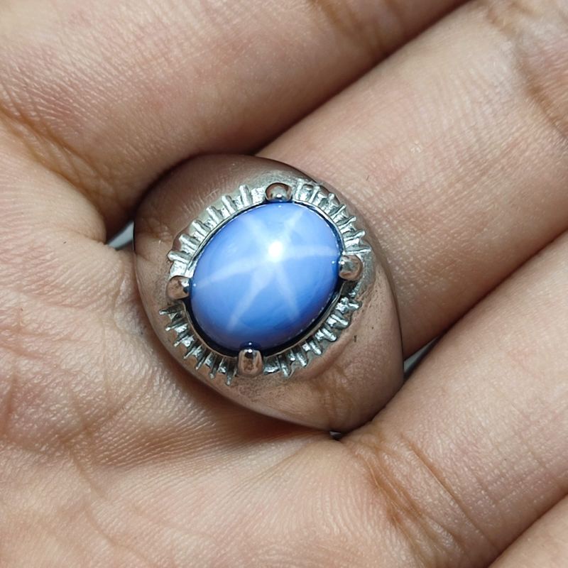 BATU BLUE SAFIR STAR ASLI BANGKOK KEKERASAN 9 MOHS TOP QUALITY