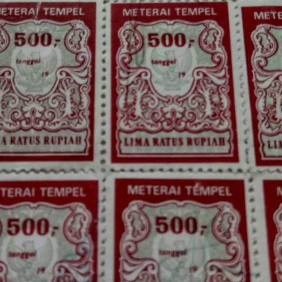 

FREE ONGKIR!MATERAI TEMPEL 500 TAHUN 1981-1985|KD4
