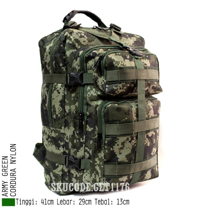 Tas Army Pria Loreng Besar Tas Tentara Libanon Tas Ransel Pria Tactical Tas Gendong