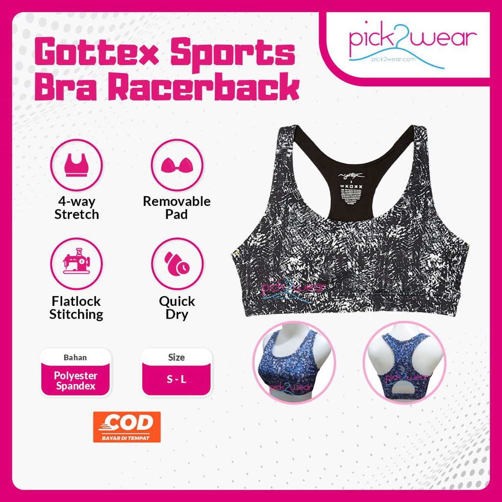 Gottex Sports bra senam yoga fitness Gym BH Olahraga