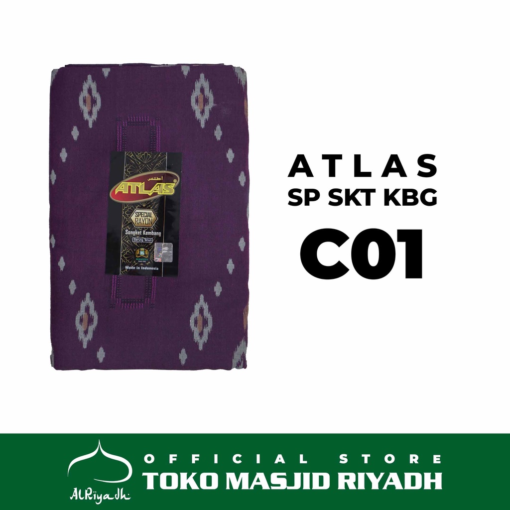 Sarung Atlas Motif Special Spesial Rayon Songket Kembang