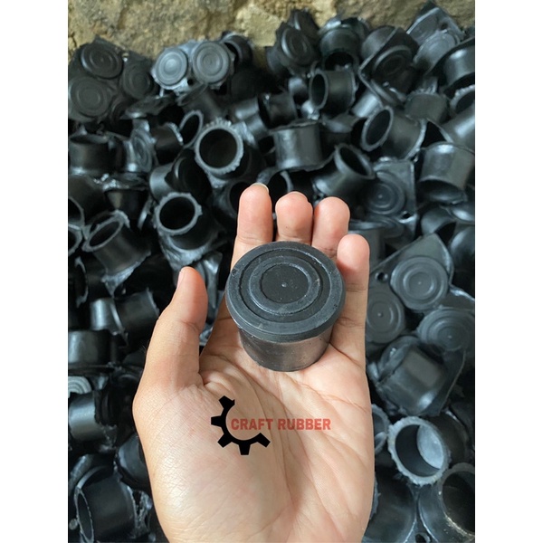 karet kaki kursi 1 1/2 inc / karet kaki / karet pipa / karet tutup pipa