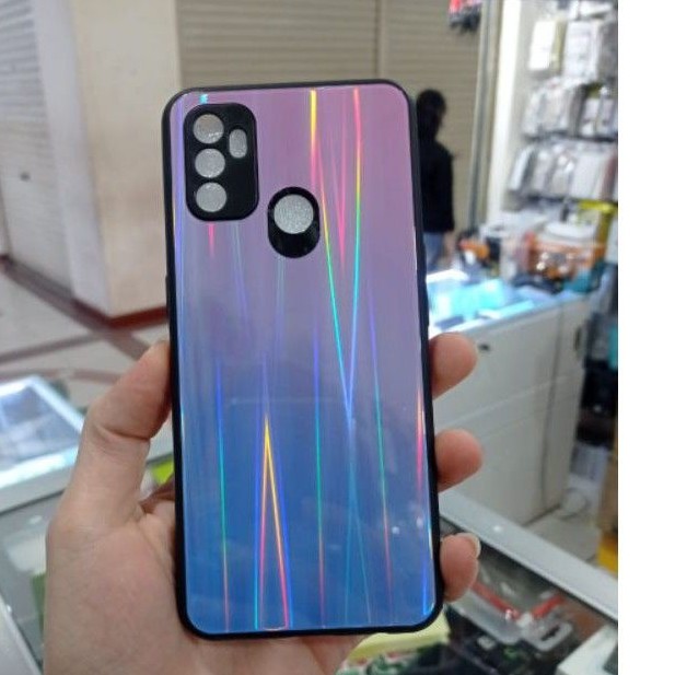 Case kaca aurora Oppo A33/A53
