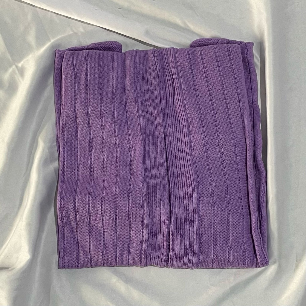 Cardigan - Kardigan Wanita - Outer Wanita - Cardigan Rajut - Atasan Wanita - Atasan Wanita Lengan Panjang - Cardigan Crop - Liam Balero-Lilac