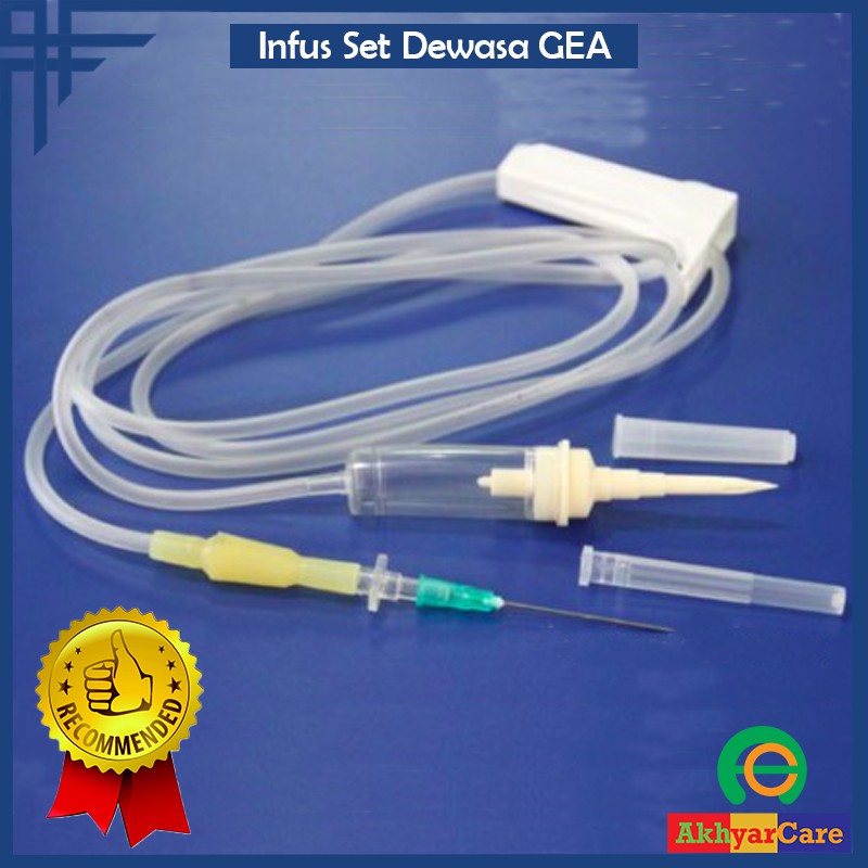 Jual Infus Set Dewasa Gea Selang Infusion Set Infus Dewasa Original Shopee Indonesia