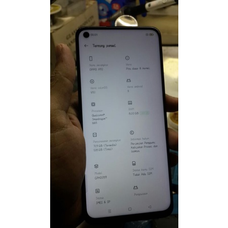 lcd oppo a92 a52 ori copotan