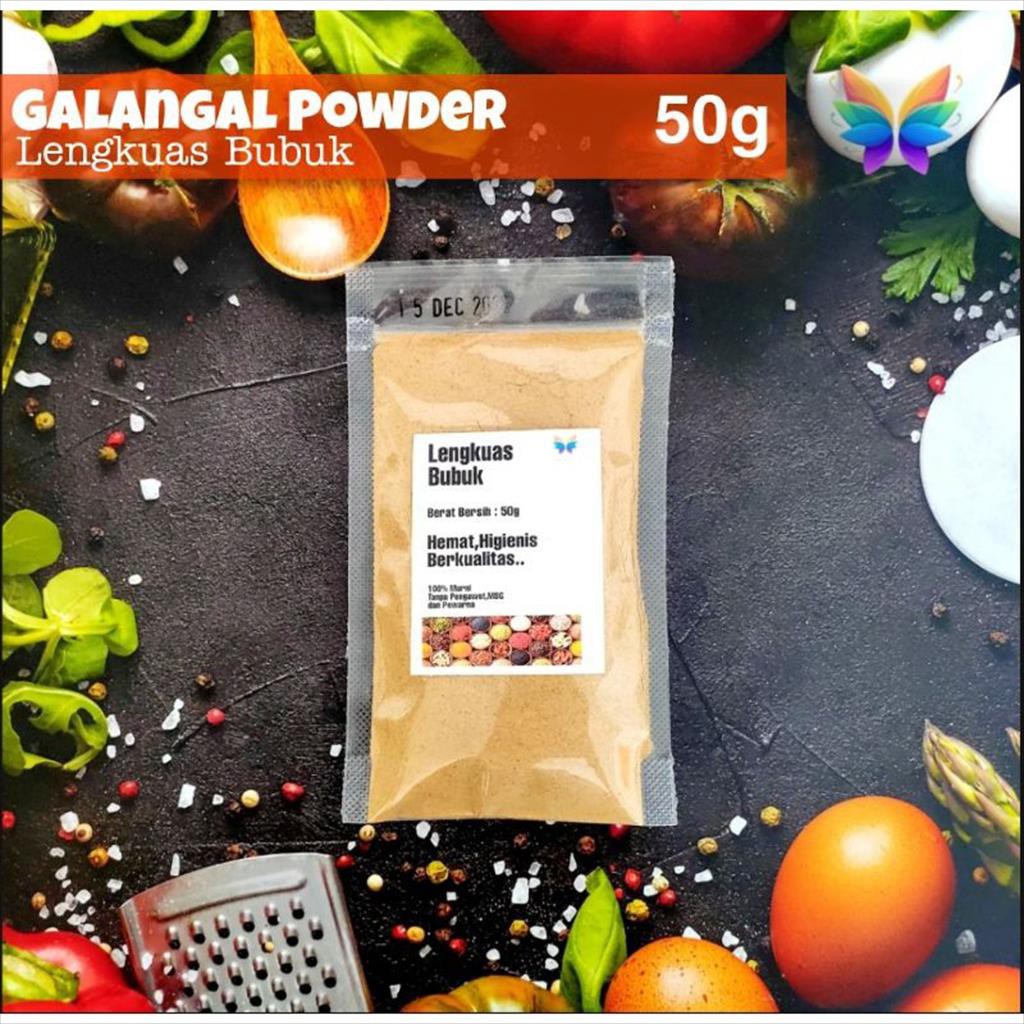 

Bumbu Rempah LENGKUAS BUBUK / Galangal Powder 50g ✓PREMIUM #WarnaWarniRempah