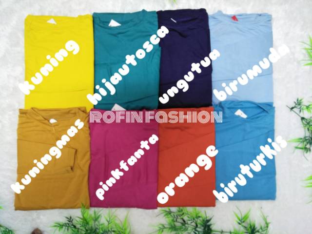 GAMIS MANSET LENGAN PANJANG UKURAN JUMBO BAHAN KAOS PREMIUM