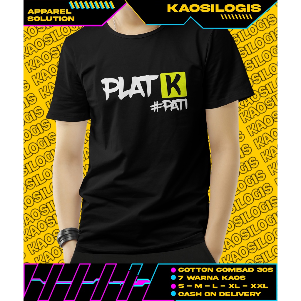 Kaos Plat K Pati Distro - Kaosilogis