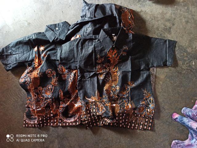 Batik Couple Keluarga - Bisa Cod - Couple Batik Indonesia Sarimbit Gamis Familly  - Batik Putra Hadi