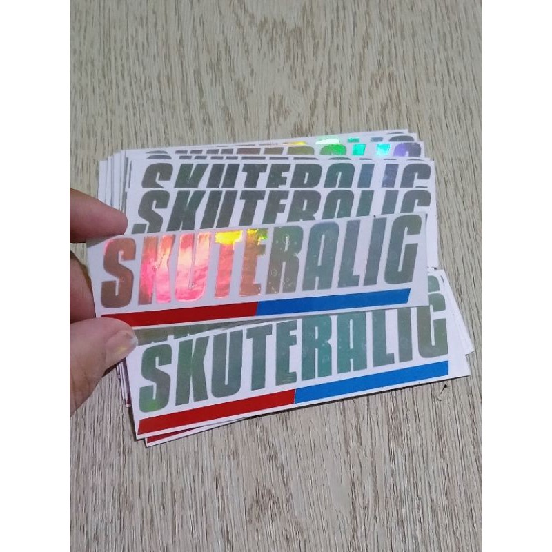 STICKER SKUTERALIG CUTTING