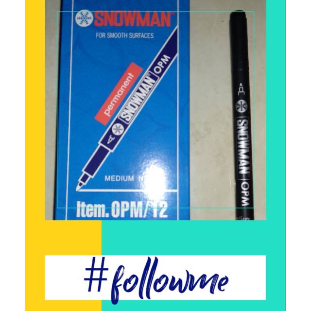

Spidol ohp (jatuh harga 7708/buah) Snowman Min order 1 dz dapatkan harga termurah disini