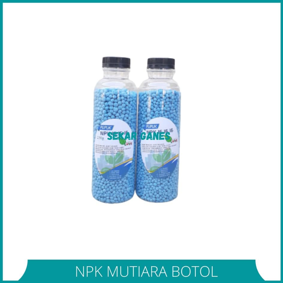 Pupuk NPK Mutiara / Prima 16-16-16 Botol 250 Gr Nutrisi Pertumbuhan Benih Bibit Tanaman Sayur &amp; Buah